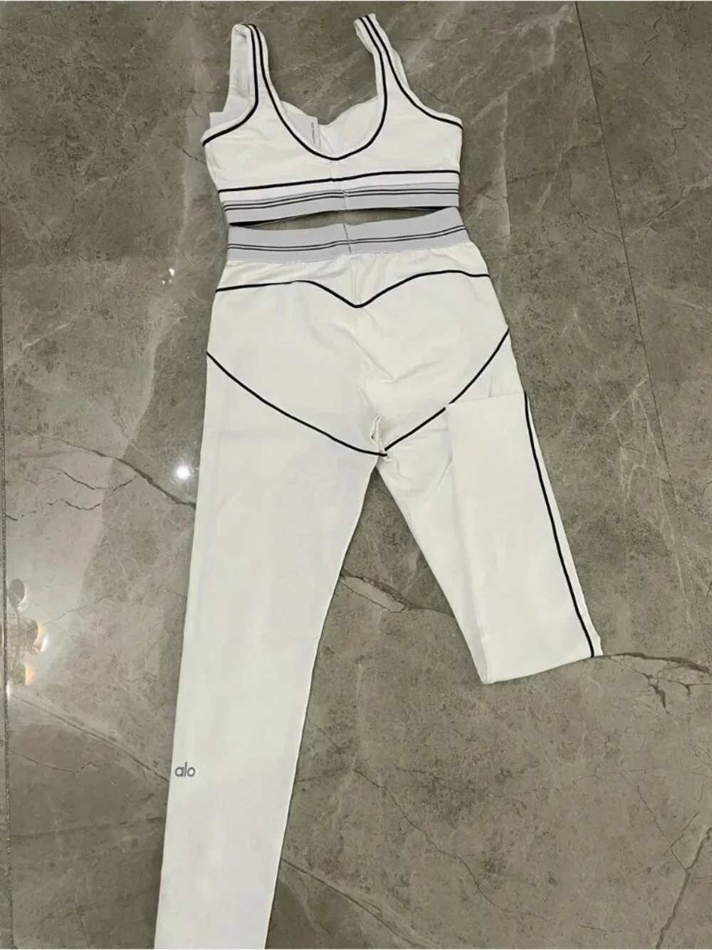 ALO Yoga white high